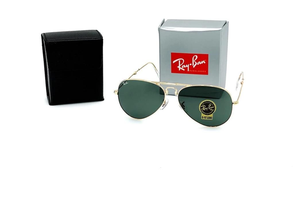 Ray Ban Aviador Folding Dorado-Verde