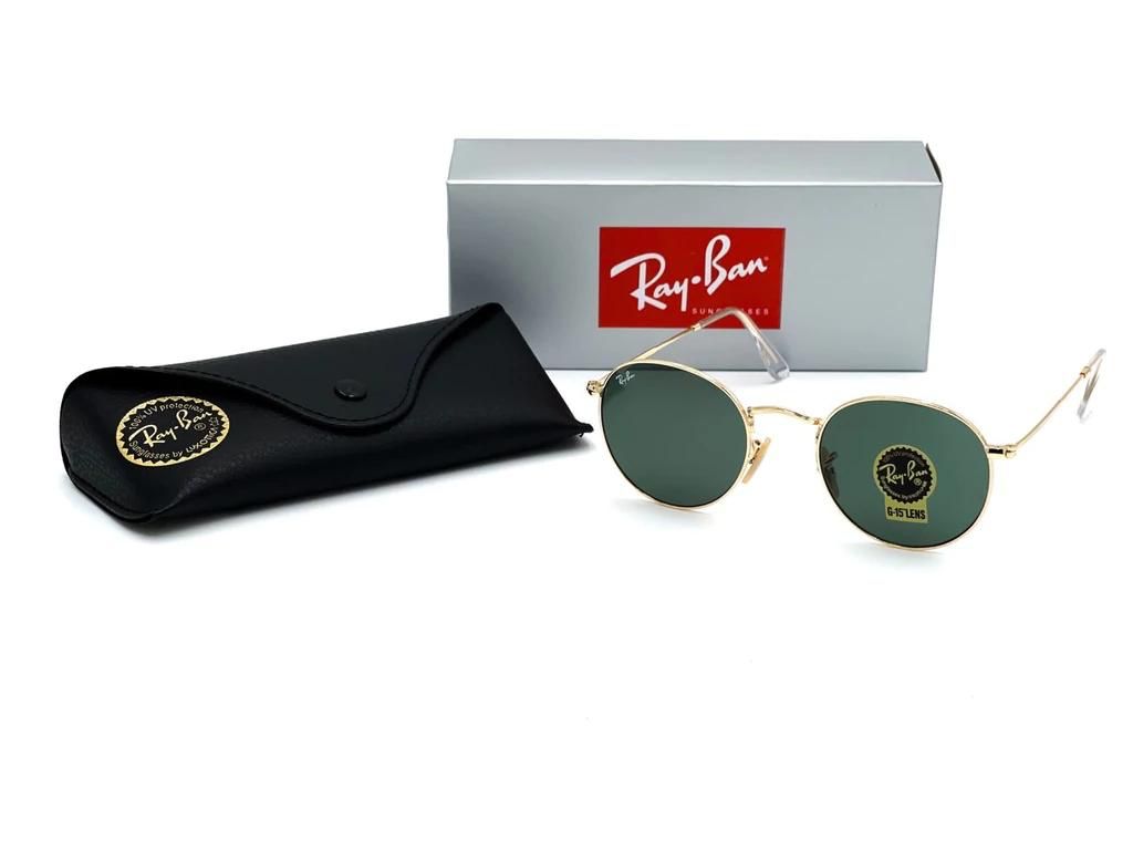 Ray Ban Round Classic Dorado-Verde